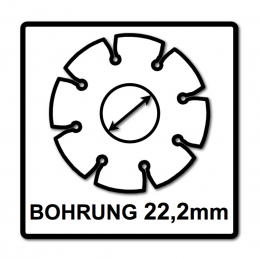 WellCut Diamant Trennscheiben Set 115x22,2mm mit 2x Special ( 334 - 115 / 22 ) + Universal turbo ( 888 - 115 / 22 )