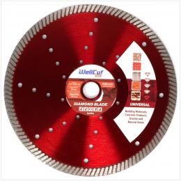 WellCut Diamond Blade Diamant Trennscheibe 230 x 22,2 mm Universal Turbo ( 777 230 / 22 )