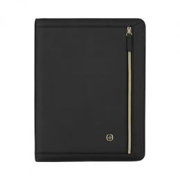 Wenger Amelie Women's Zippered Padfolio mit Tablet Pocket Black ( R )