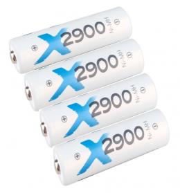 XCell Akkus für Taschenlampe Crelant V11A V21A Nitecore EA4 Rofis ER12SS