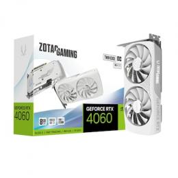 ZOTAC GAMING GeForce RTX 4060 Twin Edge OC White Edition - 8GB GDDR6, 1x HDMI, 3x DP