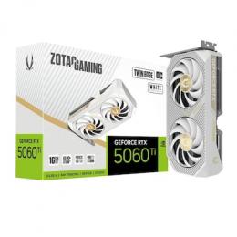 ZOTAC GeForce RTX 5060 TI 16GB Twin Edge OC White - 16GB GDDR7, HDMI, 3x DP