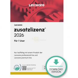 Zusatzlizenz fr Lexware 2026 Pro/Premium Abonnement Lizenz   1 Benutzer 1 Jahr (Download)