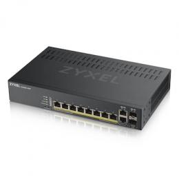 Zyxel GS1920-8HP V2 Smart Managed Switch 8x Gigabit Ethernet (8x PoE+, max. 130 Watt), 2x GbE/SFP Combo